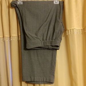 Gray harringbone Lane Bryant dress pants